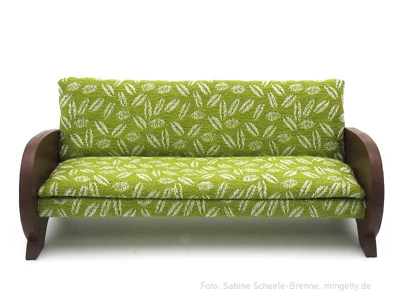 Grünes Sofa