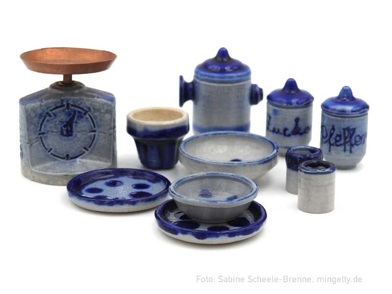Steingut-Set
