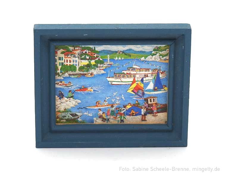 Bild im blauen Rahmen