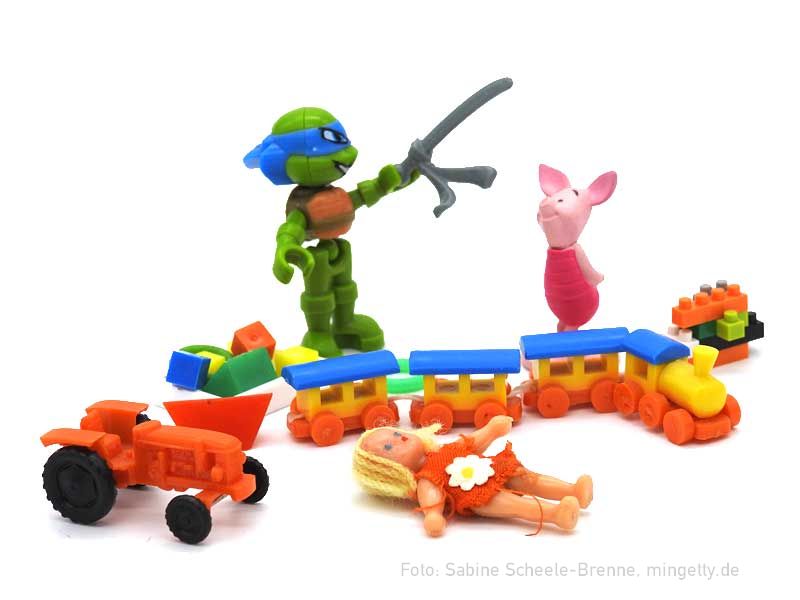 Modernes Spielzeug aus Plastik